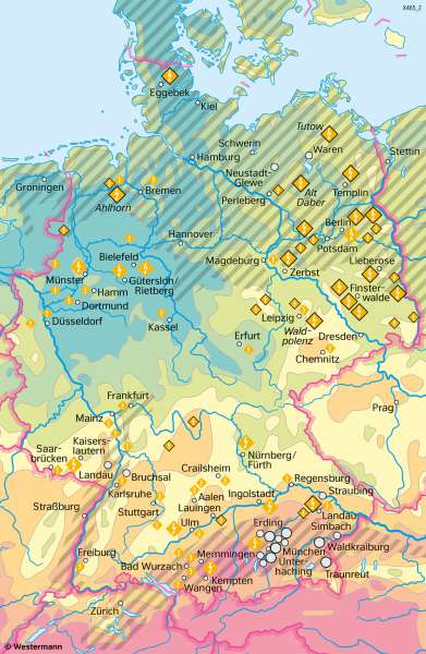 Deutschland | Erneuerbare Energie aus Sonne und Erdwärme | Deutschland - Energie | Karte 45/2