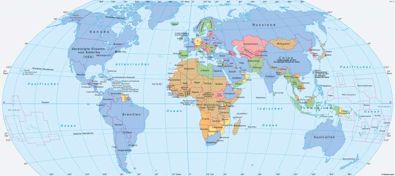 | Die Mitgliedsstaaten der Vereinten Nationen (VN)/United Nations (UN) | Geschichte - Die Vereinten Nationen | Karte 222/1