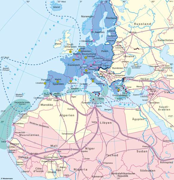 Diercke Weltatlas Kartenansicht Europa Migration 978 3 14 0 91 4 1