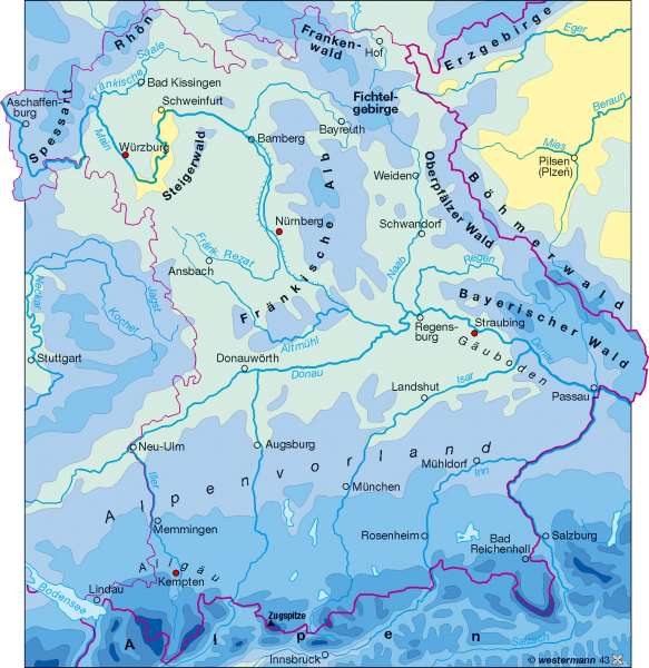 Niederschäge im Jahr | | Klima | Karte 8/2
