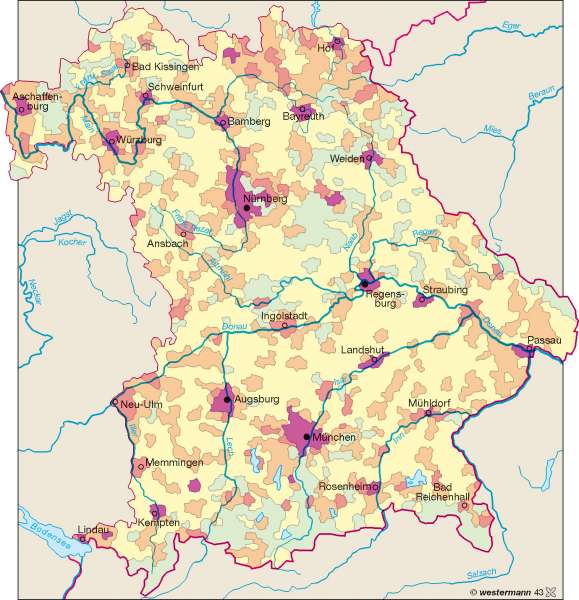 Bevölkerungsdichte 1950 | | Bevölkerungsdichte | Karte 11/1