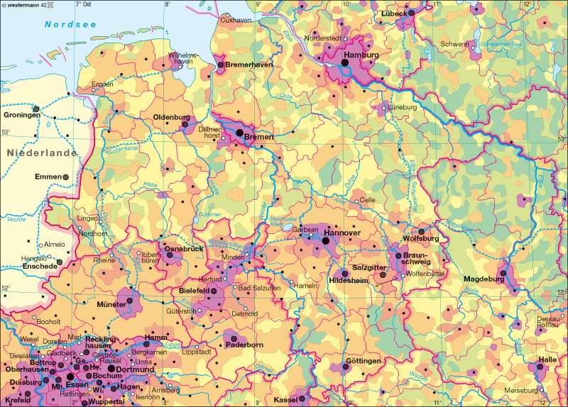 Bevölkerungsdichte | | Bevölkerung | Karte 11/2