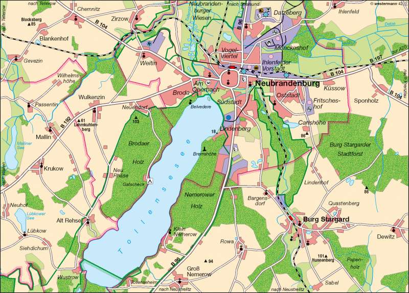 neubrandenburg karte Diercke Weltatlas   Kartenansicht   Neubrandenburg   Wirtschaft 